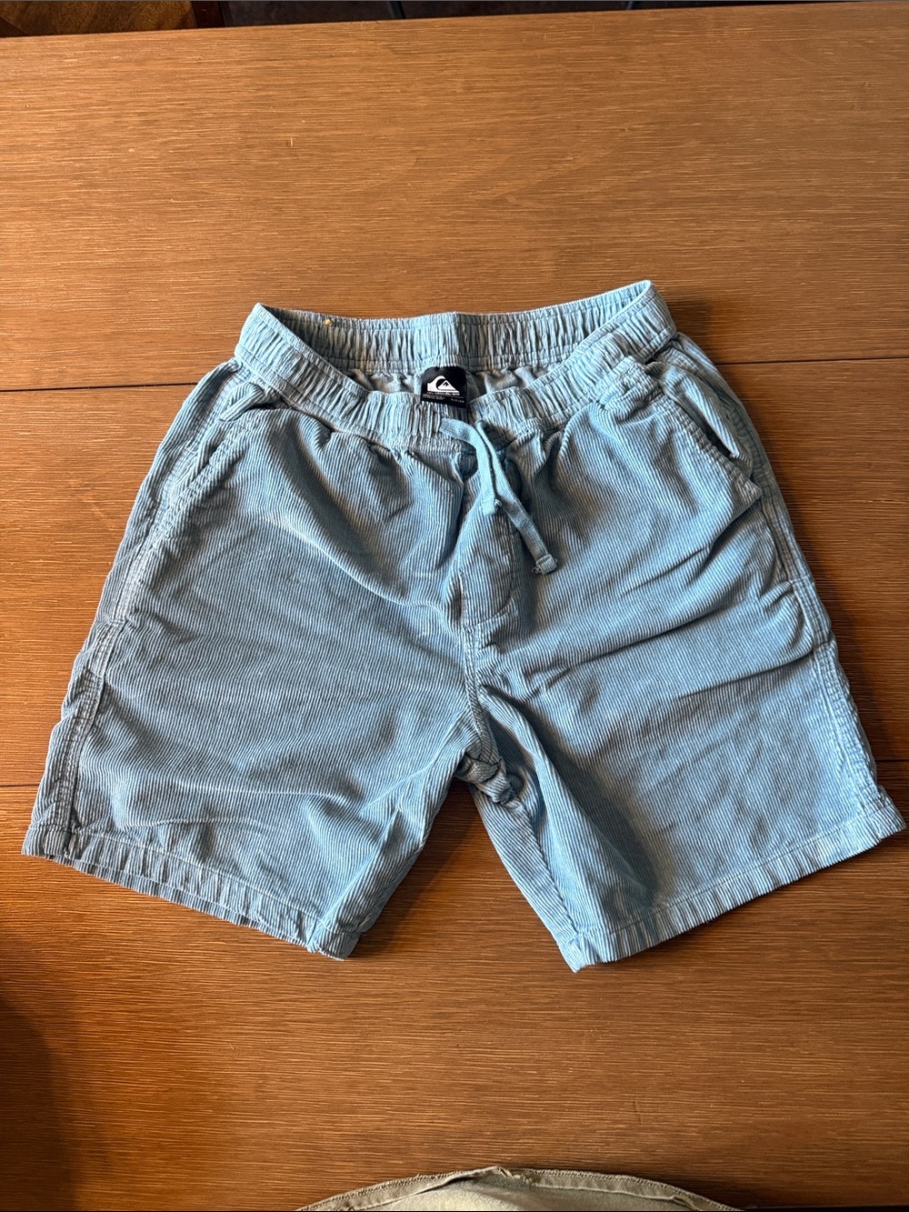 Quiksilver Light Blue Corduroy Men's Hybrid Shorts